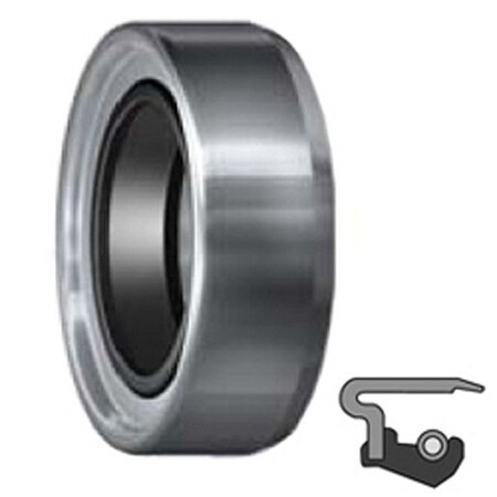 Skf Lip Seal, 5/8 in. Shaft Dia, 1-1/2 in. Housing Bore, 5/16 in. Nominal Width 6393 / 0.625X1.5X0.313 CRW5 V